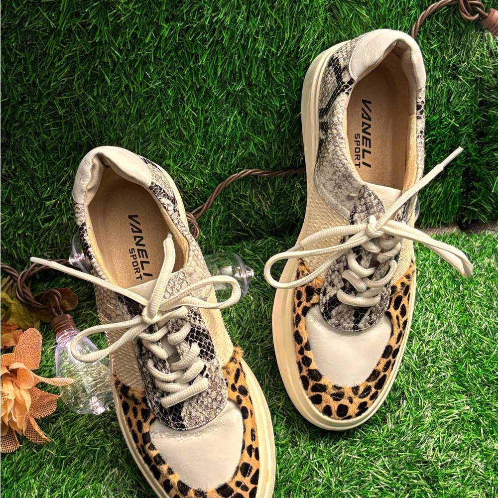 Women's Leopard and Snake Print Sneakers